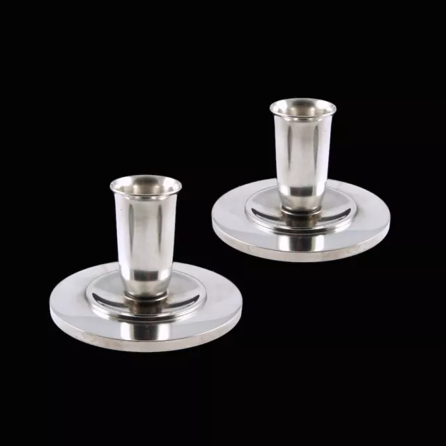 Georg Jensen. A pair of Sterling Silver Candlesticks #748 - Harald Nielsen.