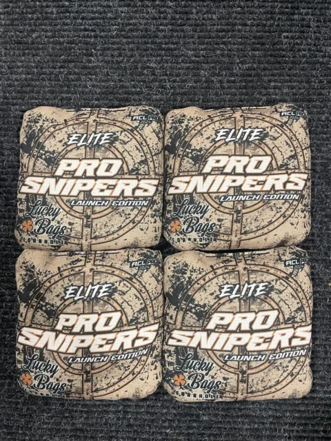 Lucky Bags PRO SNIPER ELITE Cornhole Bags  ACL Pro Stamp 2024 (Launch Edition)