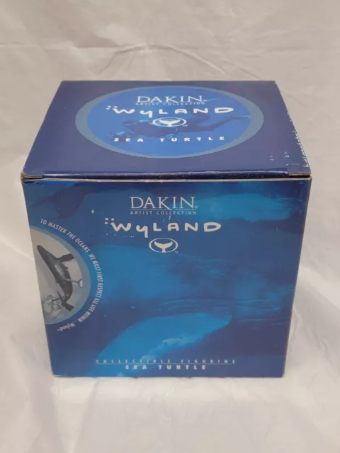 MIB Dakin Artist Collection Wyland Sea Turtle Flight W/ COA