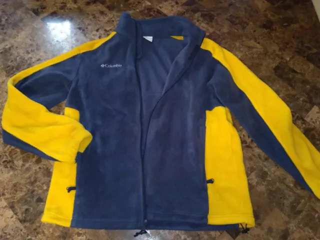 COLUMBIA MENS FLEECE jacket Large $8.99 - PicClick