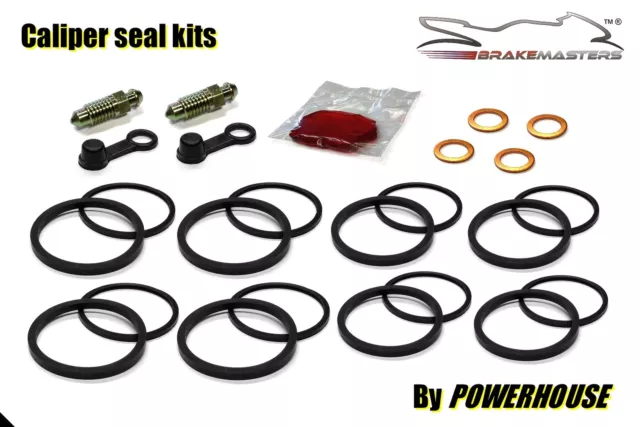 Yamaha YZF-R6 front brake caliper seal rebuild repair kit set 2008 2009 13S