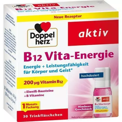 DOPPELHERZ B12 Vita-Energie Trinkampullen 30 St PZN 15252954