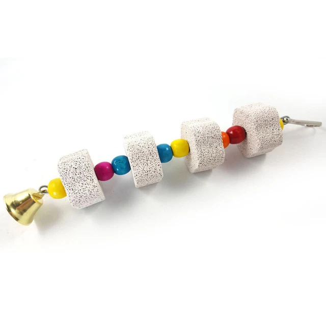 1pc Pet Molaren Spielzeug Einfache Käfig Decor Für Papagei Kaninchen Hamster 2