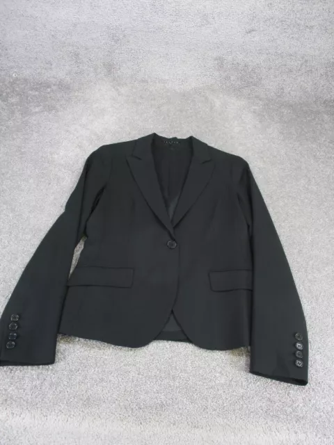 Theory Blazer Womens 6 Black Casual Formal Office Jacket