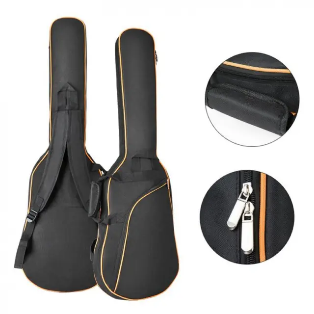 Electric Guitar Bag Gig Bag 8mm Padded Backpack Soft Guitar Case 40x13.3x2.36''