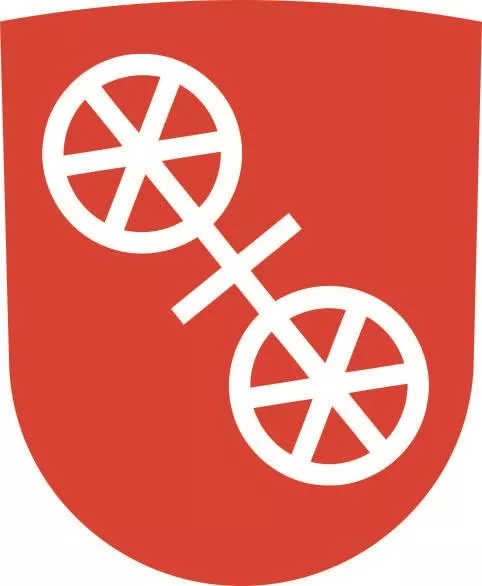 Aufkleber Mainz Wappen Autoaufkleber Sticker Konturschnitt