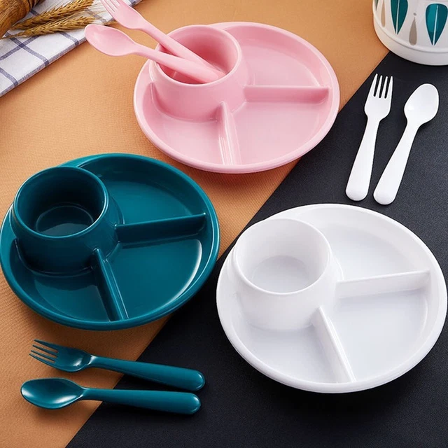 Dinner Plate Children Adult Creative Divider Lightweight Partition Plate