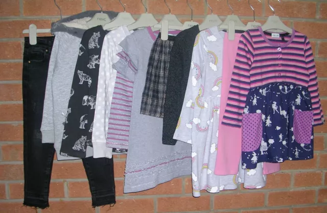 NEXT LILLY + SID ZARA etc Girls Bundle Tops Jeans Leggings Dress Age 4-5 110cm