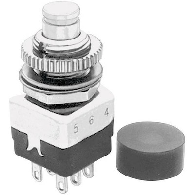APEM Apem 10445a pulsante 220 v/ac 2 a x on off momentaneo 1 pz 