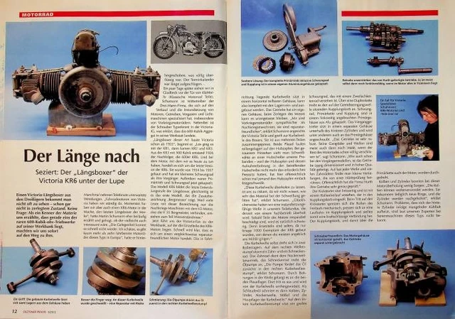 Revue Oldtimer Praxis 2271 - Article Détaillé Sur Moteur NSU Max - 2008