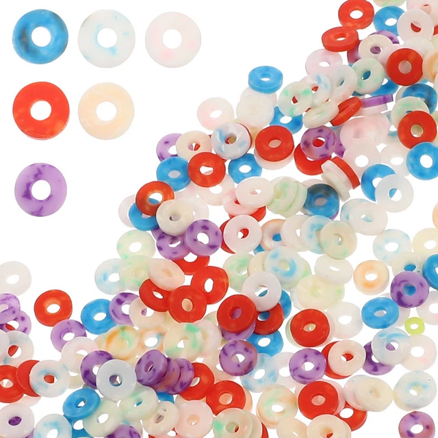 2000 Pcs Colorful Beads Septum Beads Handmade Necklaces Beads Bracelets Making