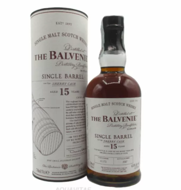 The Balvenie 15 Yo Single Barrel Sherry Cask Cl 7