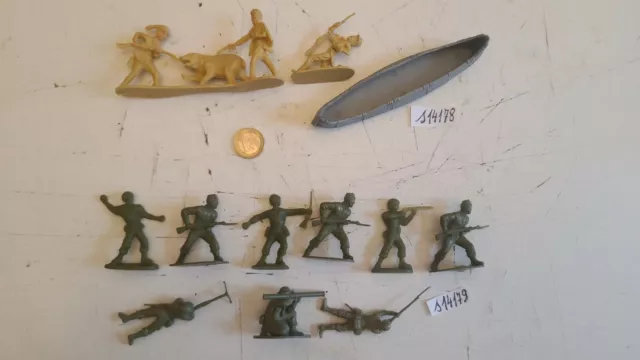 (18) lot de soldats au choix 1/32è trappeurs Atlantic ou USA /Anglais Airifx