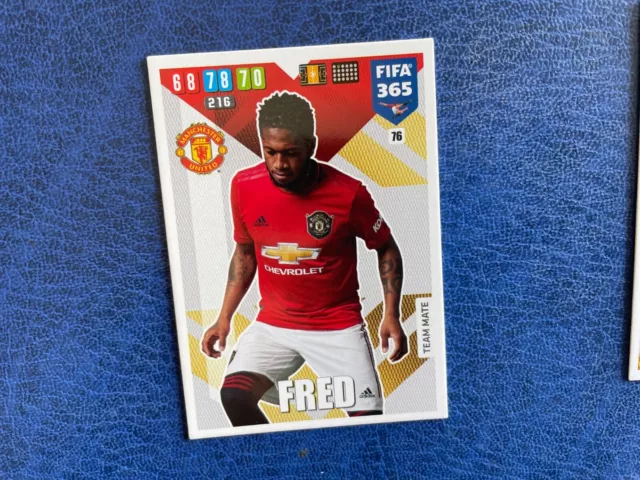 Panini Adrenalyn Fifa 365 2020  Manchester United Fred N 76  ***