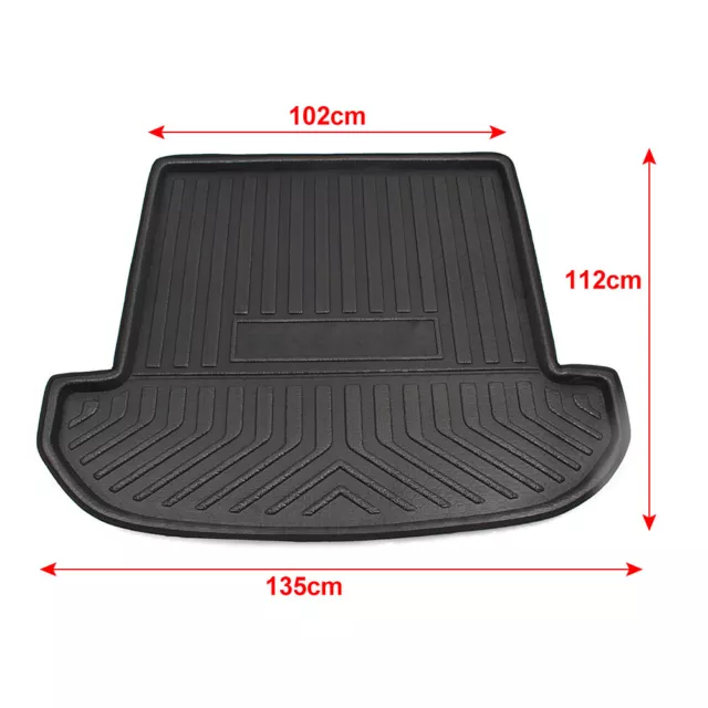 Black Rear Trunk Tray Cargo Boot Liner Mat For Kia Sorento 7 Seats 2015-2021 2