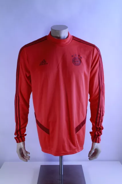 FC Bayern München Adidas Trainingstop Herren Sweatshirt FCB Gr. L DY9159 rot