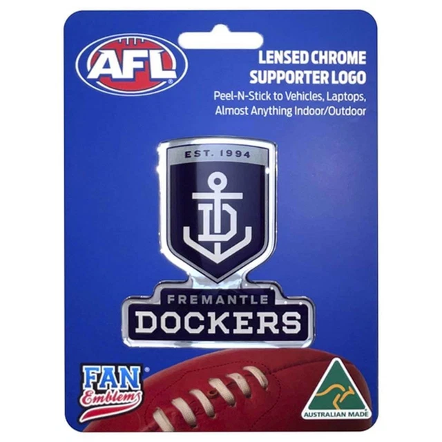 FAN EMBLEMS AFL Fremantle Dockers Logo Decal 11 62 PicClick