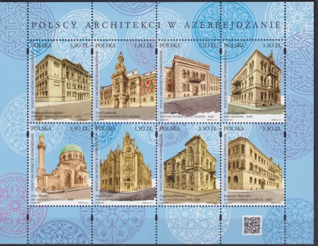 Poland 2019 Polish Architects in Azerbaijan, Baku, Architecture MNH**