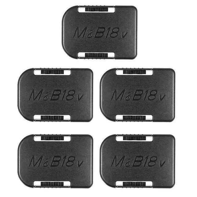 5 x Battery Mounts Storage Holder Rack For Makita/Bosch 18V Power Tool BA-MTBS5