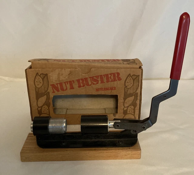 VINTAGE USA MADE Adjustable Nut Buster Lever Action Shell Nutcracker