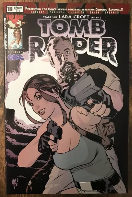 Tomb Raider #18 By Jurgens Lara Croft Adam Hughes Variant A Top Cow Image 2001
