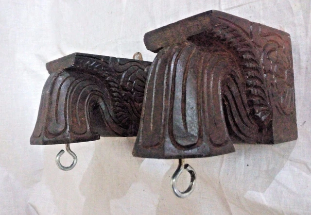 Wooden Corbel Bracket Pair Wall Hanging used for hanging lamp Home Decor Diwali