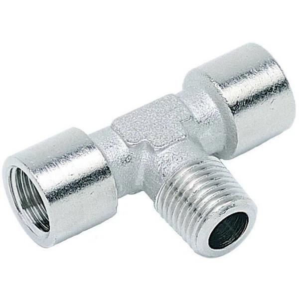 Ich raccordo a t 40402 filettatura interna 1/8 filetto esterno r1/8 1 pz
