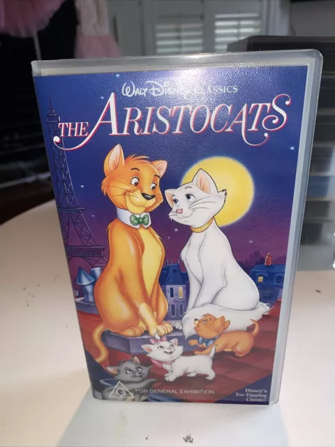 THE ARISTOCATS Walt Disney Classics VHS Original Tape PicClick AU