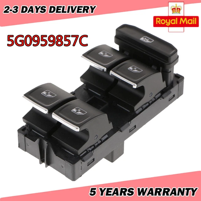 5G0959857B WINDOW MASTER Switch for VW Golf MK7 Passat B8 Seat Leon