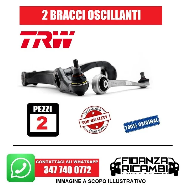 KIT SOSPENSIONE BRACCI E TESTINE ANTERIORE FIAT PANDA 141 DA - Foto 2