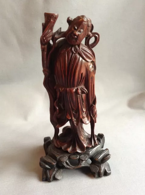 Chinese wooden figure hand carved