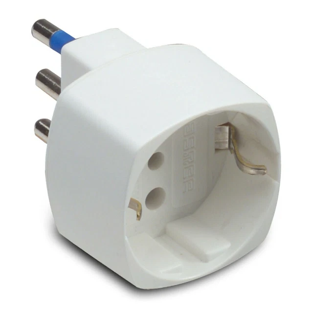 Lot De 3 Adaptateurs De Contact Shuko Blancs - Legrand Type F