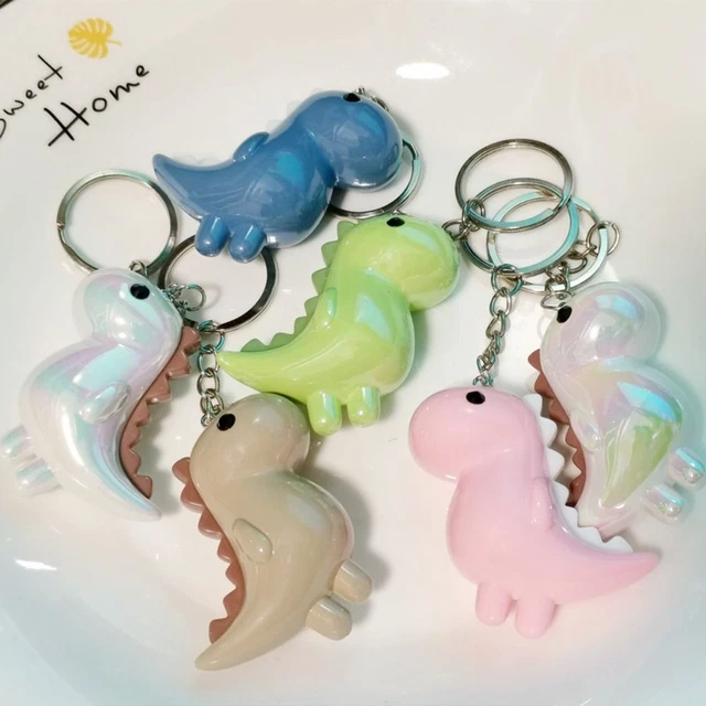 Charms Kids Dolls Dinosaur Keyrings Bag Pendant Car Key Chain Dinosaur Keychain