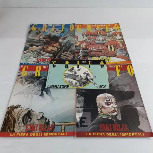 Il Grifo  Cult Comics Volumi Enki Bilal 1/4 + Il grifo Album