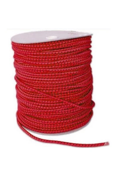 Fune Elastica Rossa In Bobina Al Mt.