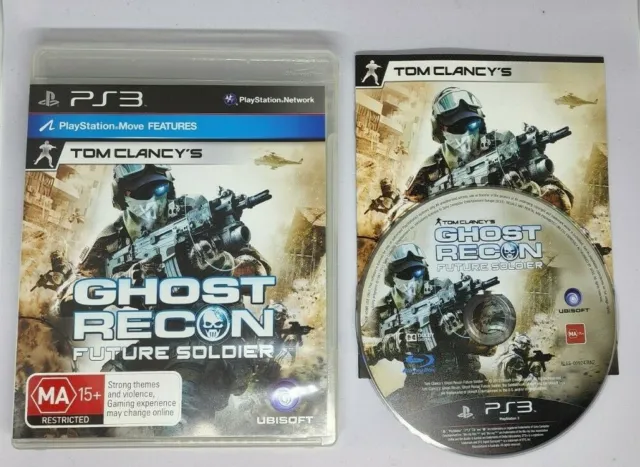 Playstation 3 PS3 Ghost Recon Future Soldier COMPLETE FREE SHIPPING