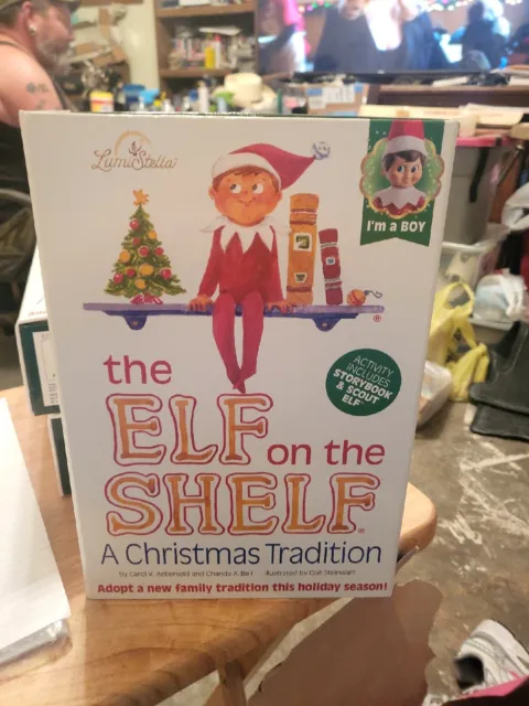 The Elf on the Shelf: A Christmas Tradition- Includes Boy Doll and Book