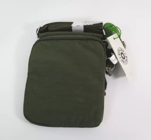 Nuevo mini bolso de viaje para mujer Kipling Eldorado nailon - verde campo - NUEVO 3