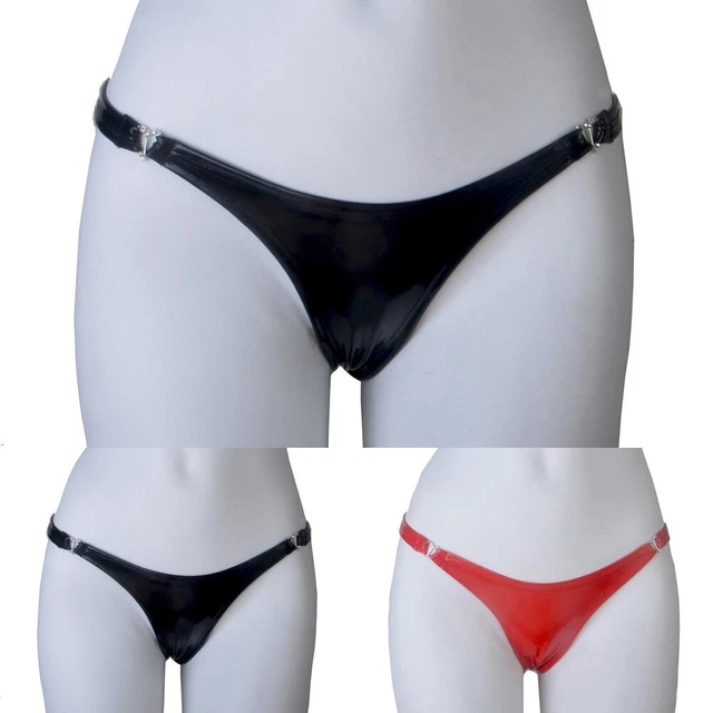 Vente slips pratiques culotte clubwear confort femmes lingerie look humide