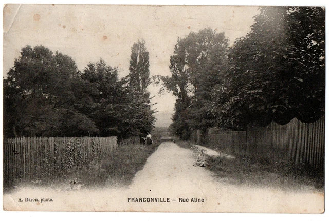 CPA 95 - FRANCONVILLE (Val d'Oise) - Rue Aline