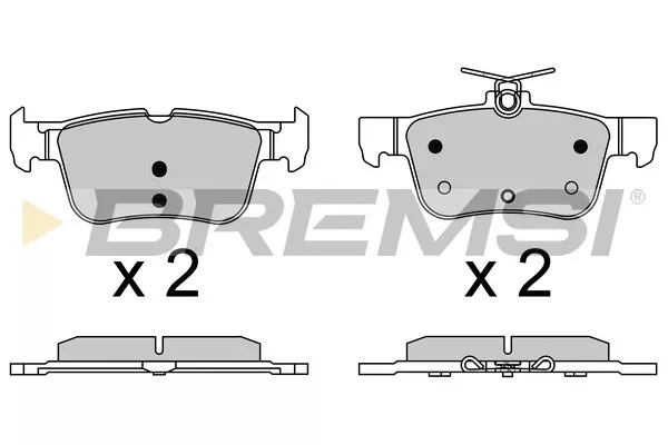 Rear Brake Pad Set to Fit: Ford Focus MK4, Galaxy MK3, Mondeo MK5, S-Max