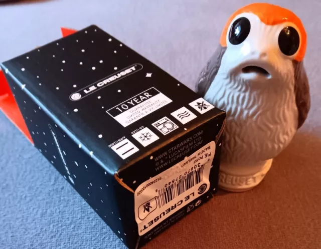 Le Creuset Star Wars Pie Bird Porg™ Pastetenvogel Figur. NEU OVP