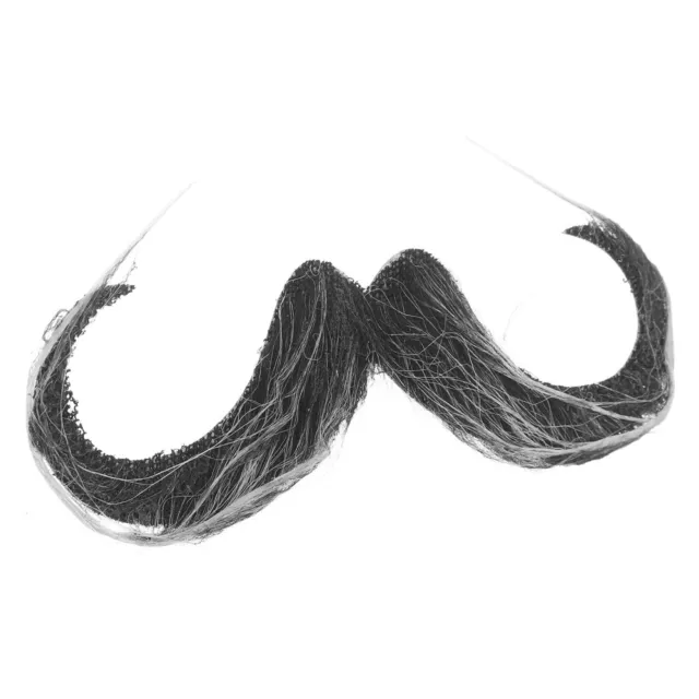 Moustache Brosse - Noir méché blanc - Jour de Fête - Moustaches -  Accessoires