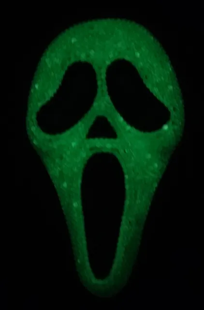 Scream Ghostface Mask Glow in the Dark Bling Easter Unlimited Fun World