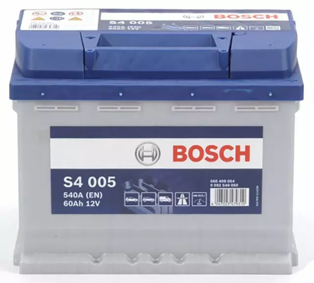 Bosch Starterbatterie S4 005 Auto batterie Akku 540A 60Ah Alfa Romeo Daewoo Jepp 2