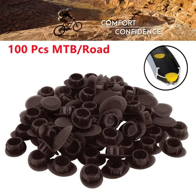 MTB Road Bike Rim Plug Bicycle Wheel Plugs Bike Tire Pad Steel Ring Hole Plugs
