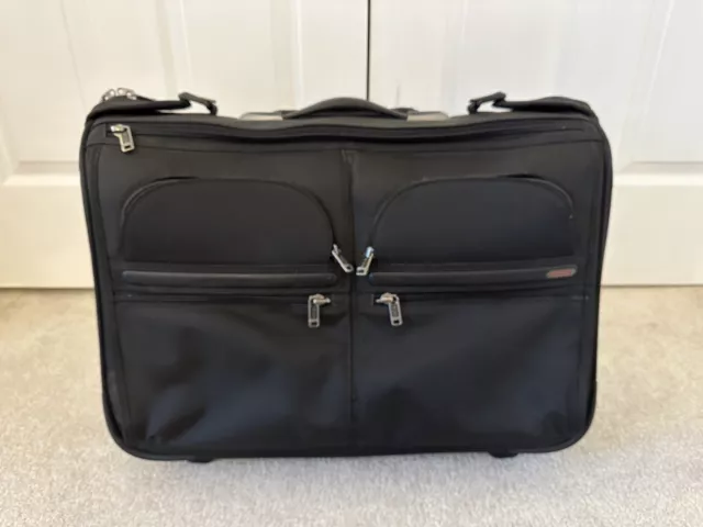 Tumi Alpha Wheeled Carry-on Garment Bag  - Black 14.5"x22"x8.5"