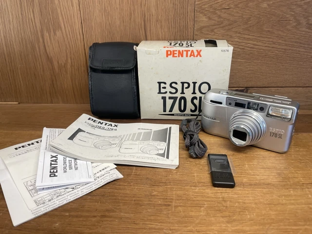 ALMOST MINT IN Box Pentax Espio 170SL Point & Shoot Film