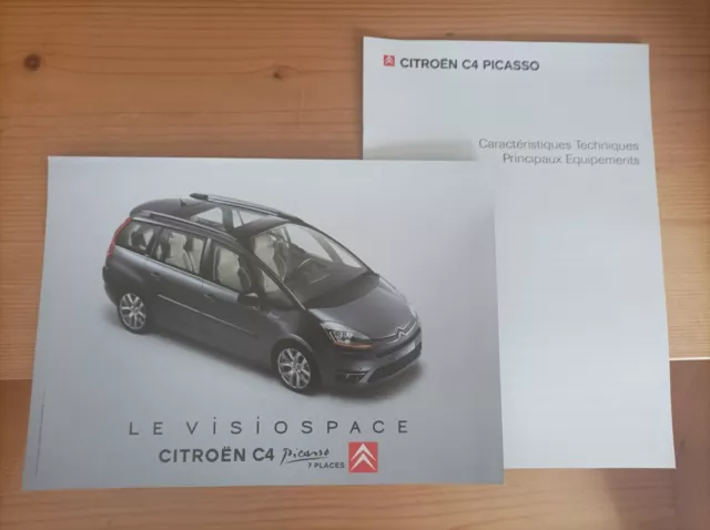 Brochure / Catalogue Citroën C4 Picasso . Septembre 2006 . 