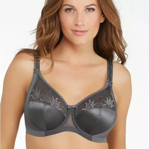 Elomi 36K Black Caitlyn FULL CUP Side Support Underwire Bra Style